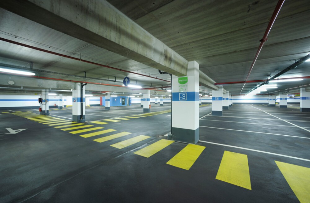 Underground parking, Place de la Résistance, Esch-sur-Alzette (LUX)