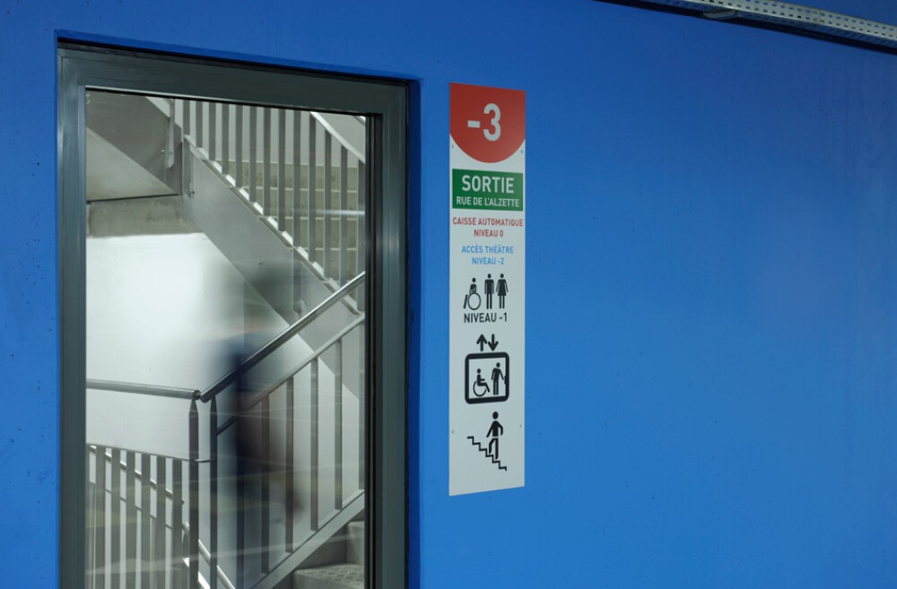 Underground parking, Place de la Résistance, Esch-sur-Alzette (LUX)