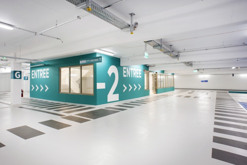Parking Lifestyle center 'City Concorde' Bertrange (LUX)