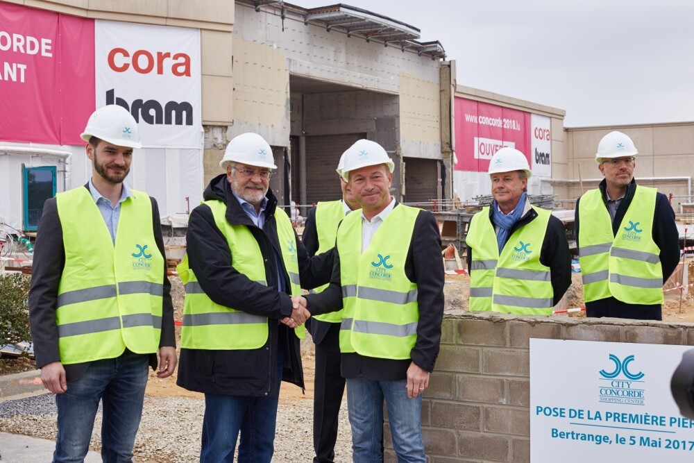 Expansion of the shopping mall City Concorde, Betrange (LUX)