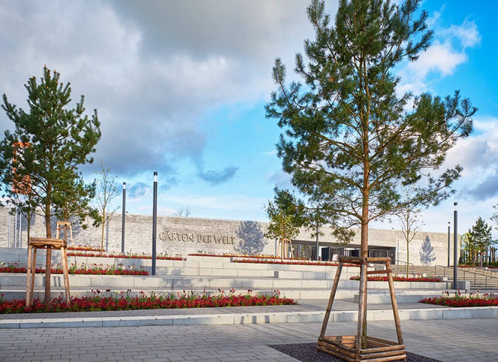 Besucherzentrum 'Gärten der Welt', Berlin (D) - Biodiversitätsdach
