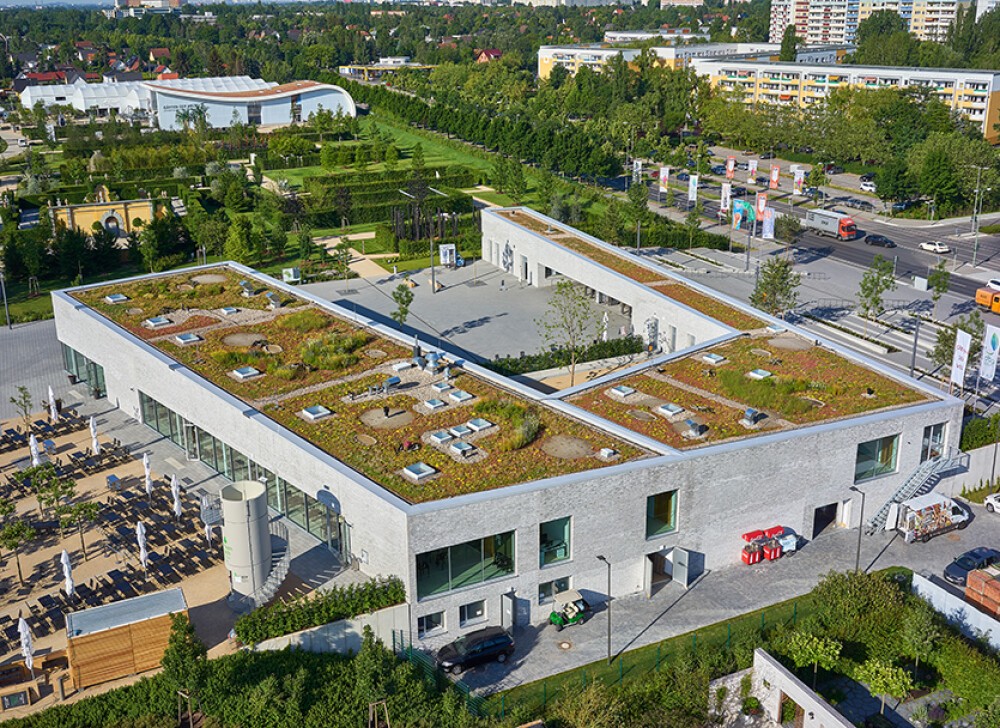 Besucherzentrum 'Gärten der Welt', Berlin (D) - Biodiversitätsdach
