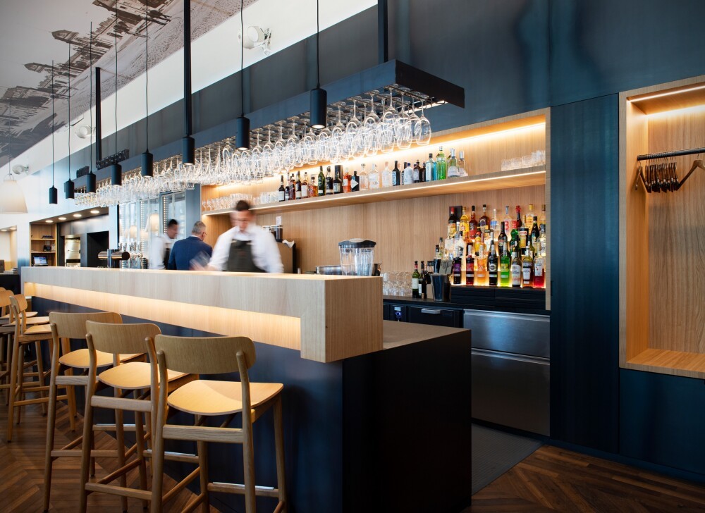 Restaurant 'Le Quai Steffen' Gare Luxembourg (LUX)