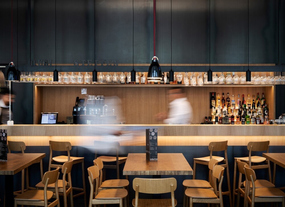 Restaurant 'Le Quai Steffen' Gare Luxembourg (LUX)