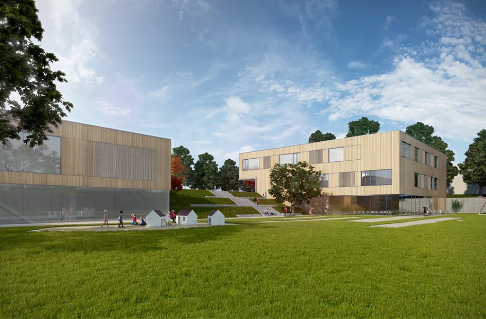 School campus Huedelen, Schifflange (LUX)