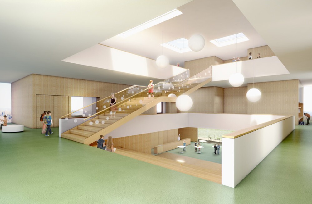 School campus Huedelen, Schifflange (LUX)