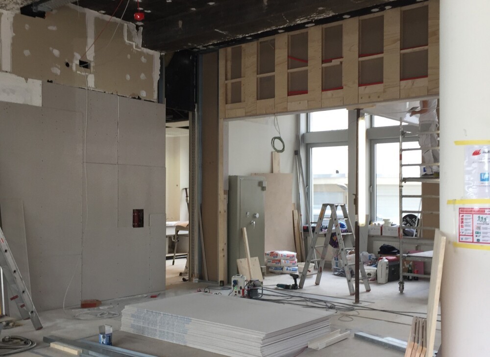 The renovation of the travel agency CFL Evasion has begun, Luxembourg (LUX)
