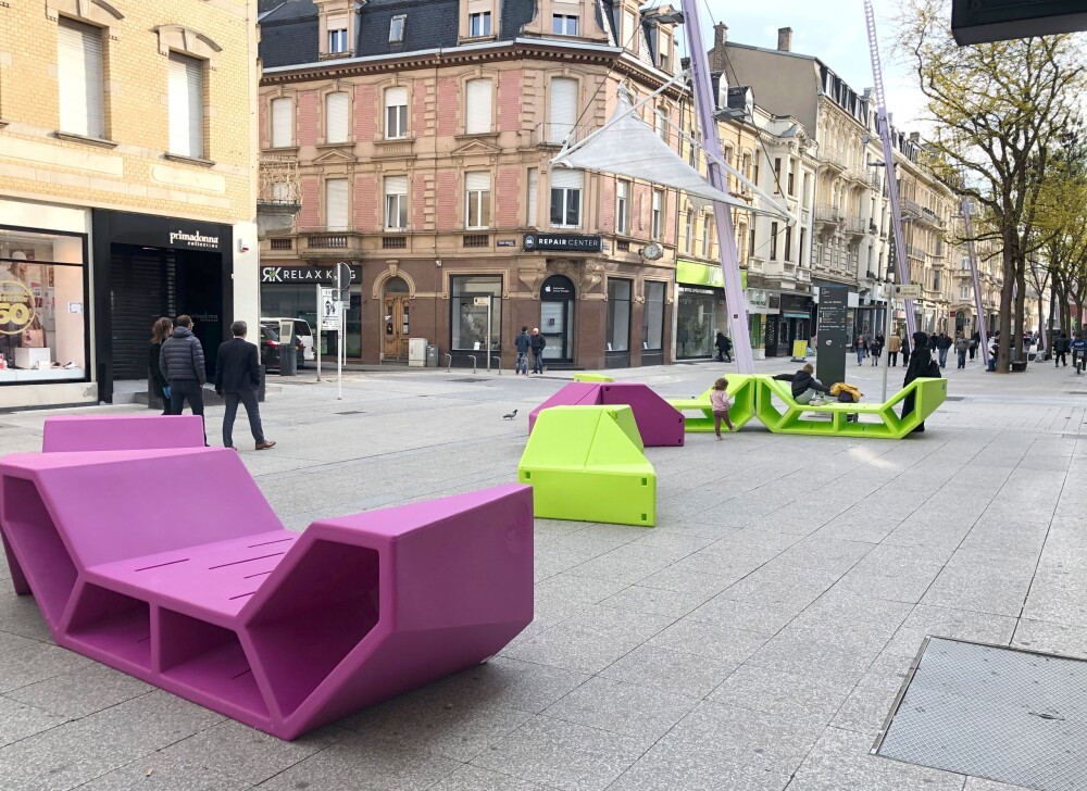 The city of Esch is ready for the sunny summer days: official inauguration of Enzo and Twins seating furniture