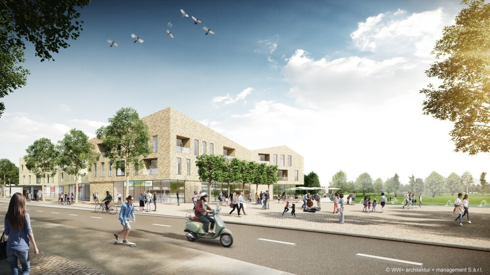 Urban development ideas contest to redesign the "New Center of Hesperangee", Place Paul Jomé, Hesperange (LUX) - 1st Prize