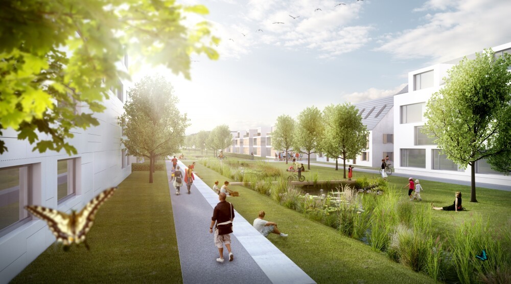 Development town center Erpeldange-sur-Sûre (LUX)