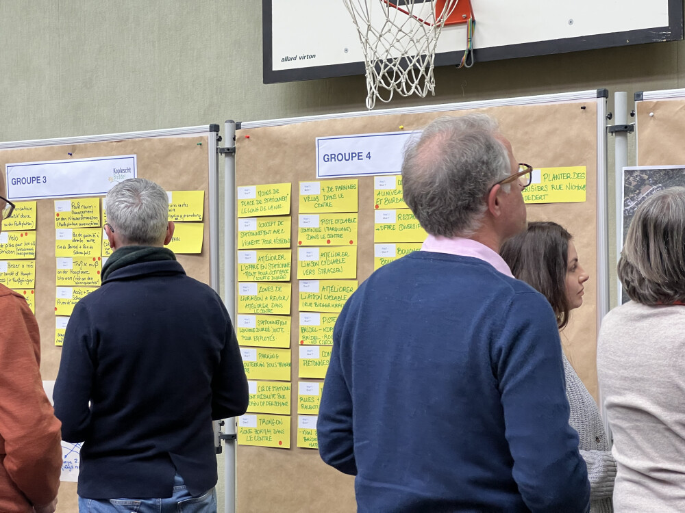 Citizens' workshops Bridel town centre and online participation, Kopstal (LUX)