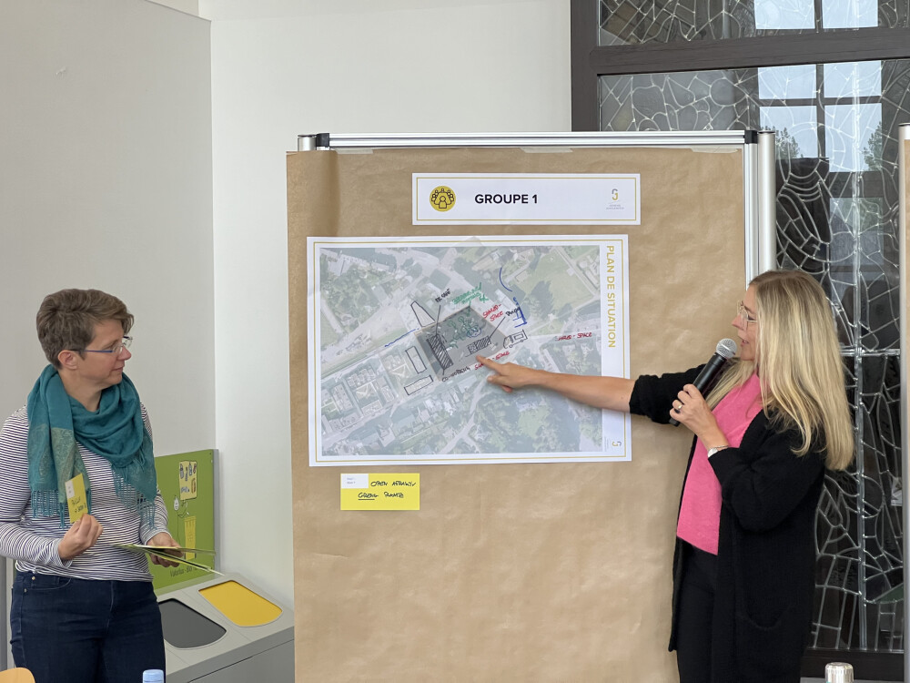 Citizen participation for new town square, Junglinster (LUX)
